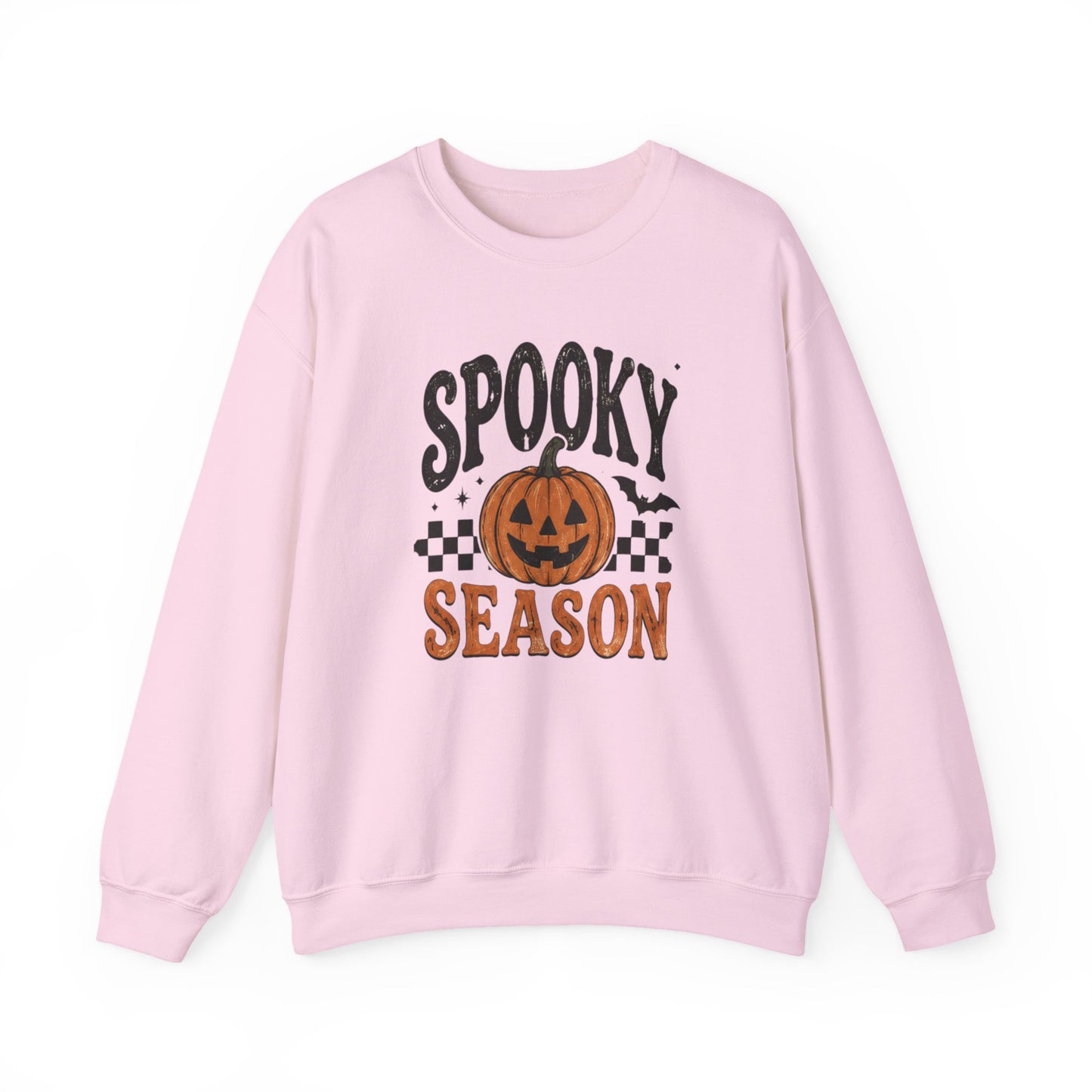 Spooky Season Sweatshirt — Pumpkin Jack-O'-Lantern Halloween Crewneck