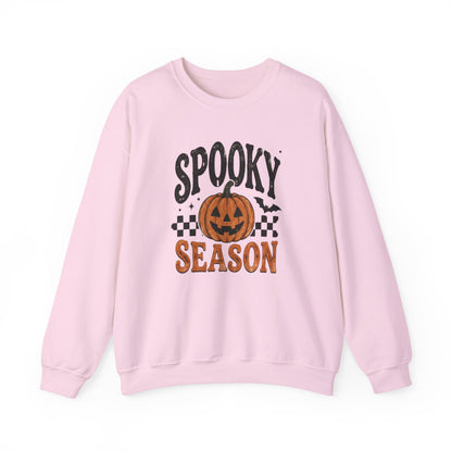 Spooky Season Sweatshirt — Pumpkin Jack-O'-Lantern Halloween Crewneck