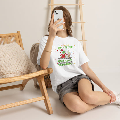 Grinch Christmas Tee — "I Have Anger Issues" Funny Holiday Shirt