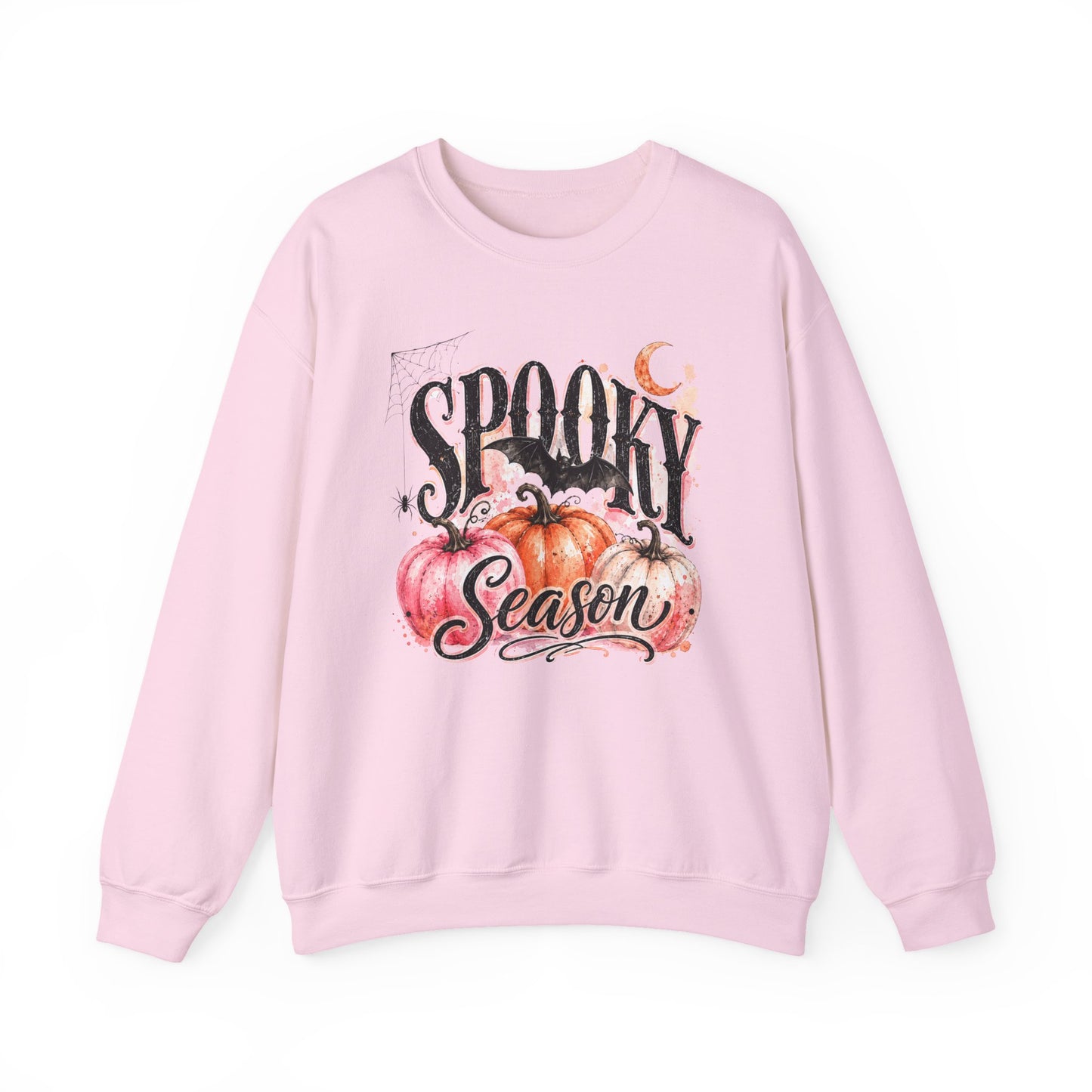 "Spooky Season" Pumpkin Halloween Graphic Crewneck Sweatshirt