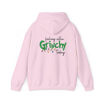 Feeling Extra Grinchy Hoodie — Funny Christmas Holiday Sweatshirt