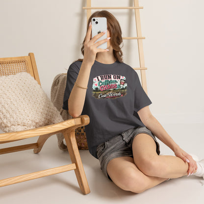 “I Run on Caffeine, Chaos & Cuss Words” Graphic Tee