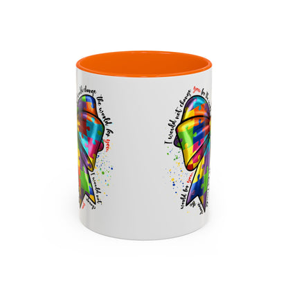 Autism Awareness Puzzle Ribbon Coffee Mug (11/15oz)