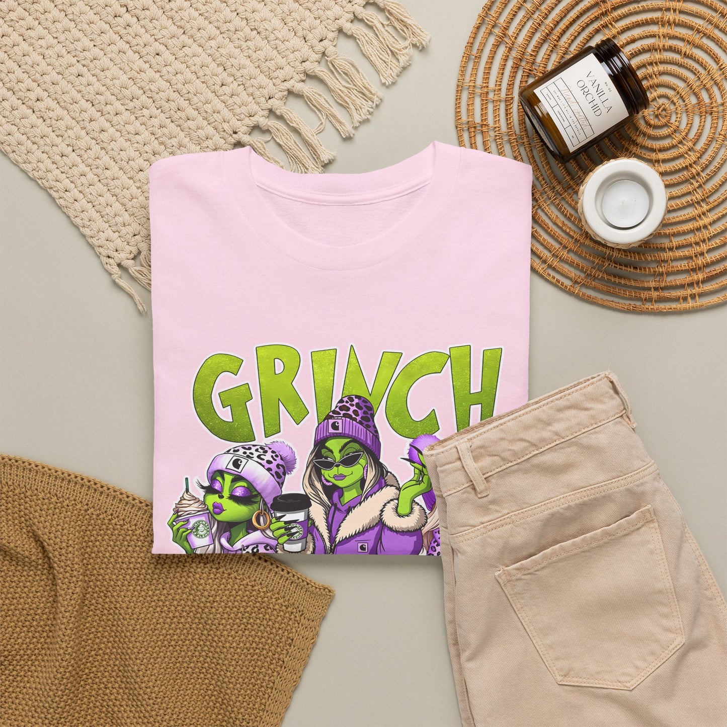Grinch Squad Tee — Funny Christmas Crew Holiday T-Shirt