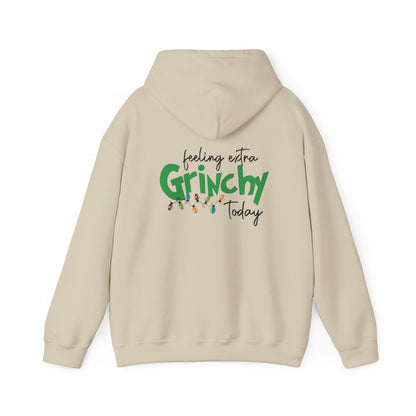 Feeling Extra Grinchy Hoodie — Funny Christmas Holiday Sweatshirt