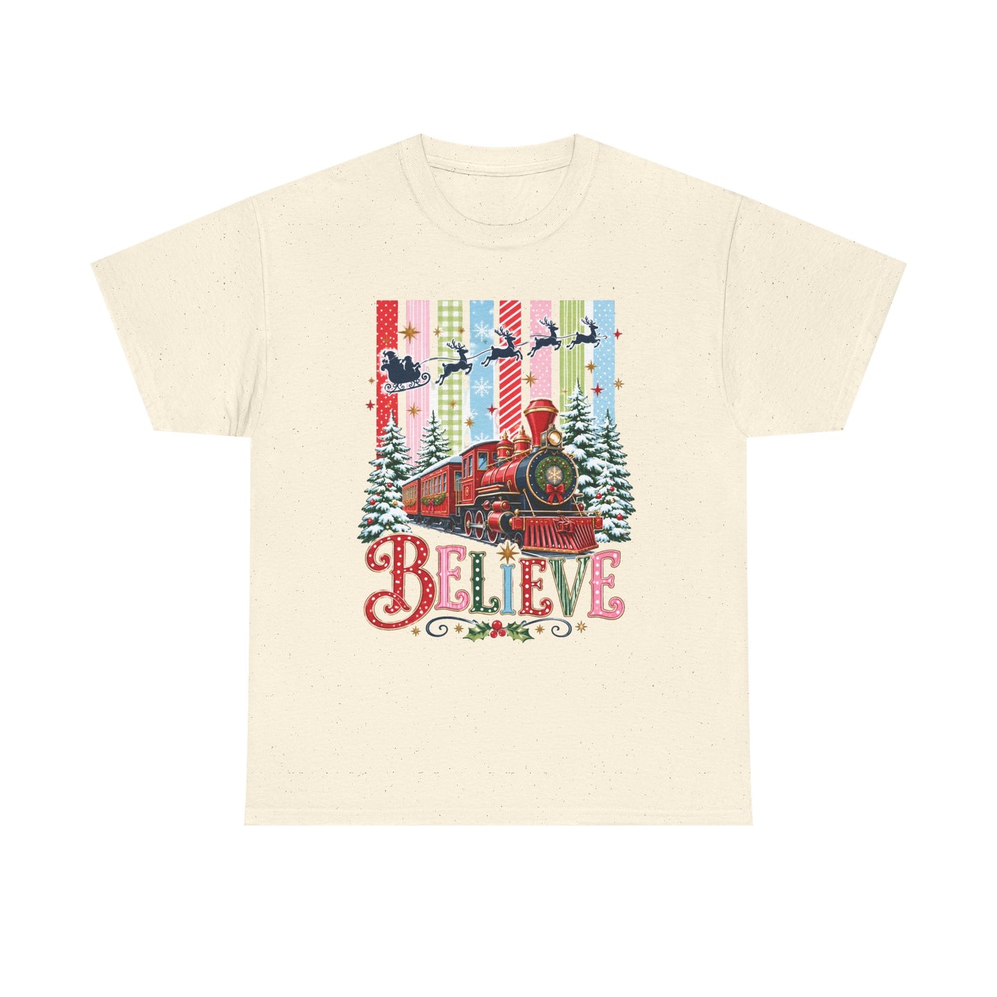 Believe Christmas Train T-Shirt