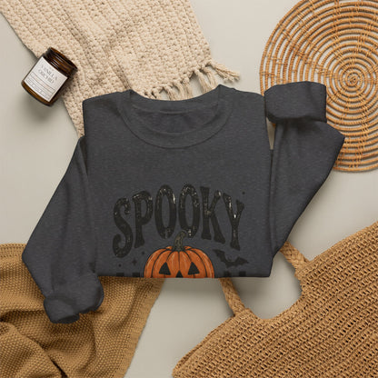 Spooky Season Sweatshirt — Pumpkin Jack-O'-Lantern Halloween Crewneck