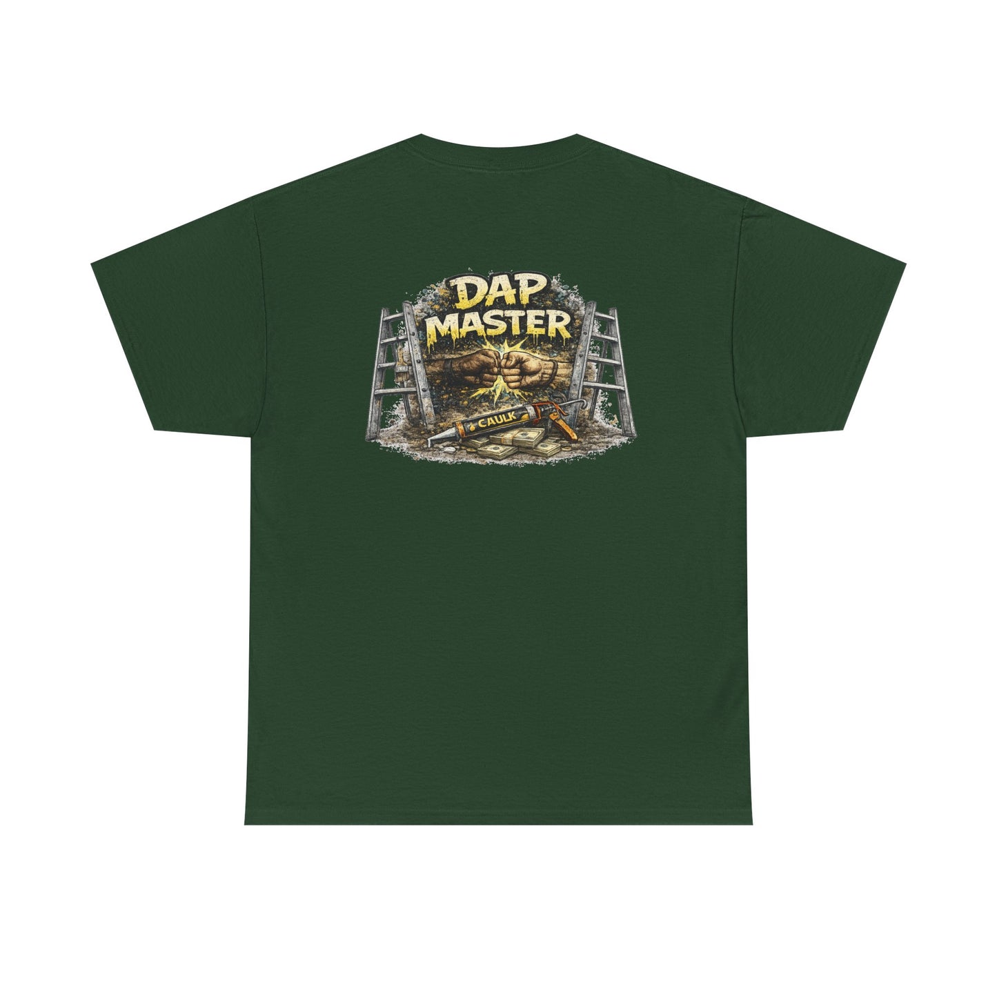 DAP Master Construction Worker Graphic T-Shirt | Caulking Contractor Tee