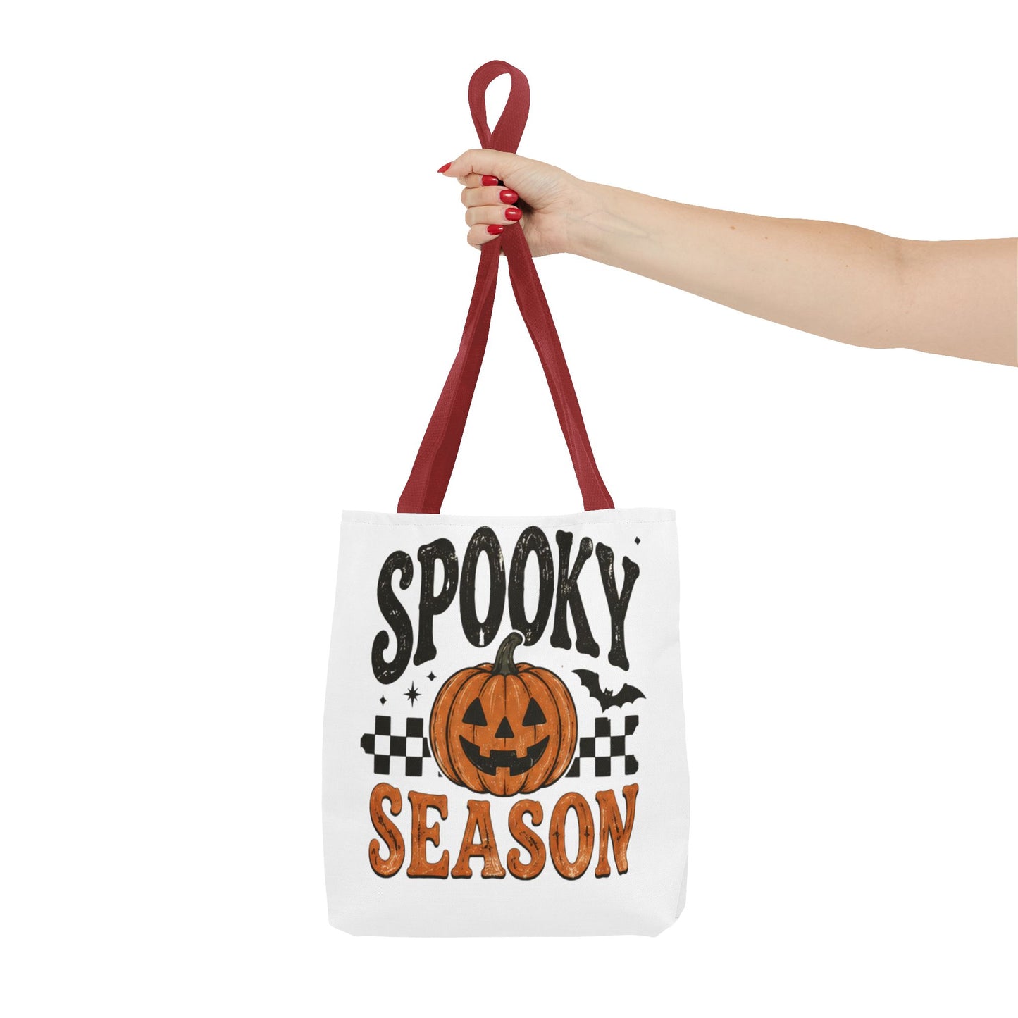 Spooky Season Pumpkin Tote Bag — Halloween Trick-or-Treat Shopper