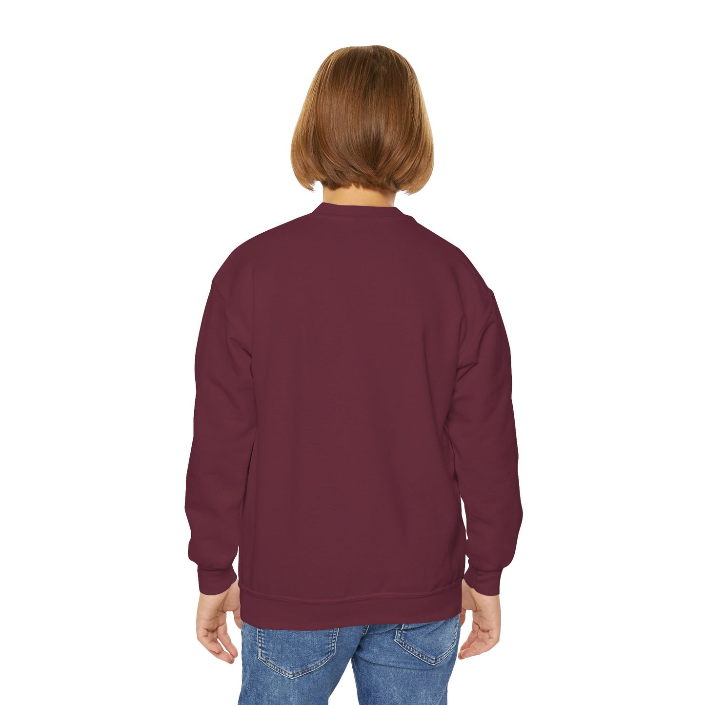 Grinch Squad Youth Crewneck Sweatshirt — Kids Funny Holiday Pullover