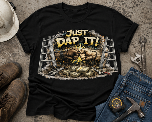 Just Dab It! Tee - Funny Blue Collar Graphic T-Shirt