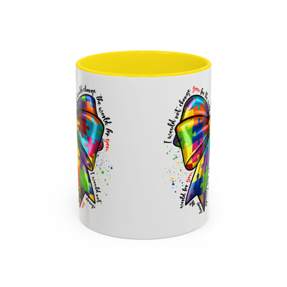 Autism Awareness Puzzle Ribbon Coffee Mug (11/15oz)