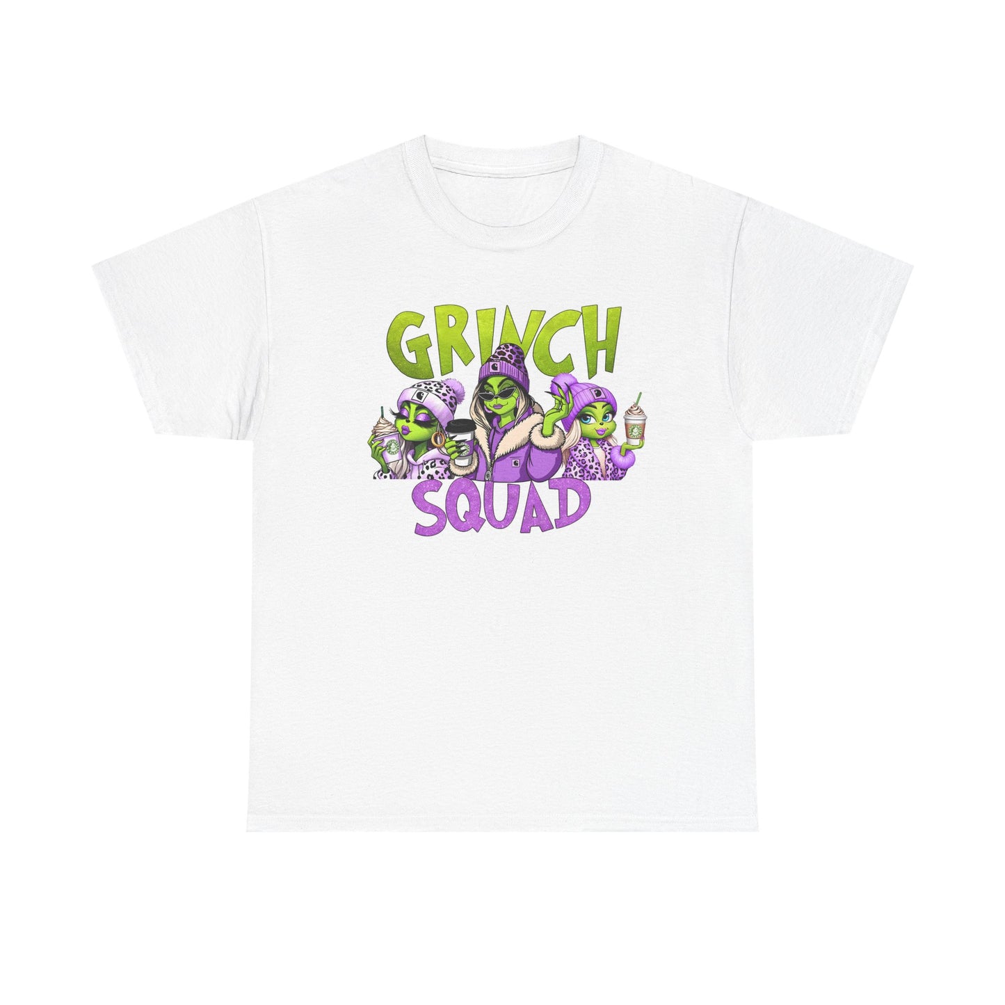 Grinch Squad Tee — Funny Christmas Crew Holiday T-Shirt