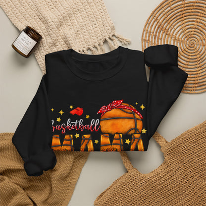 Basketball Mama Sweatshirt — Women's Basketball Mom Crewneck