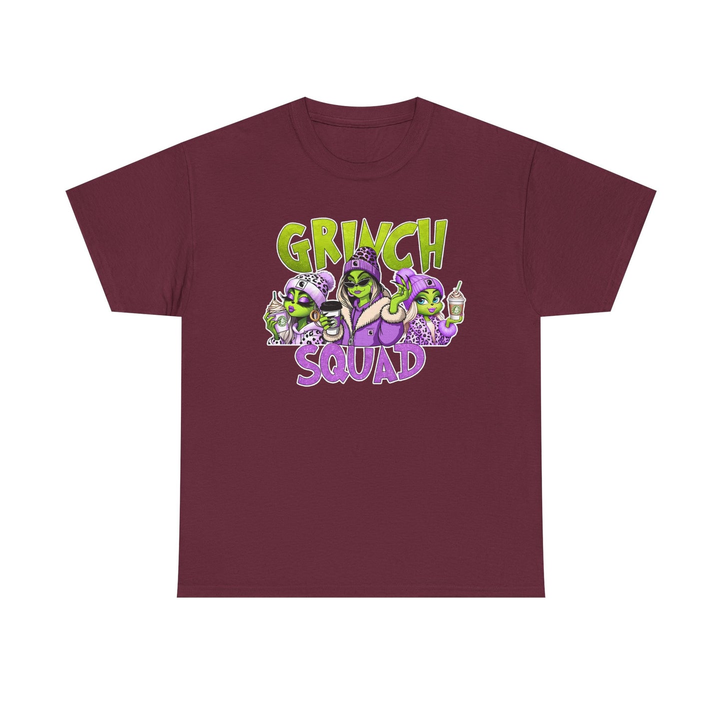 Grinch Squad Tee — Funny Christmas Crew Holiday T-Shirt