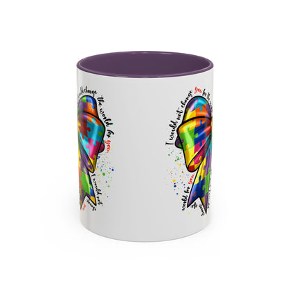 Autism Awareness Puzzle Ribbon Coffee Mug (11/15oz)