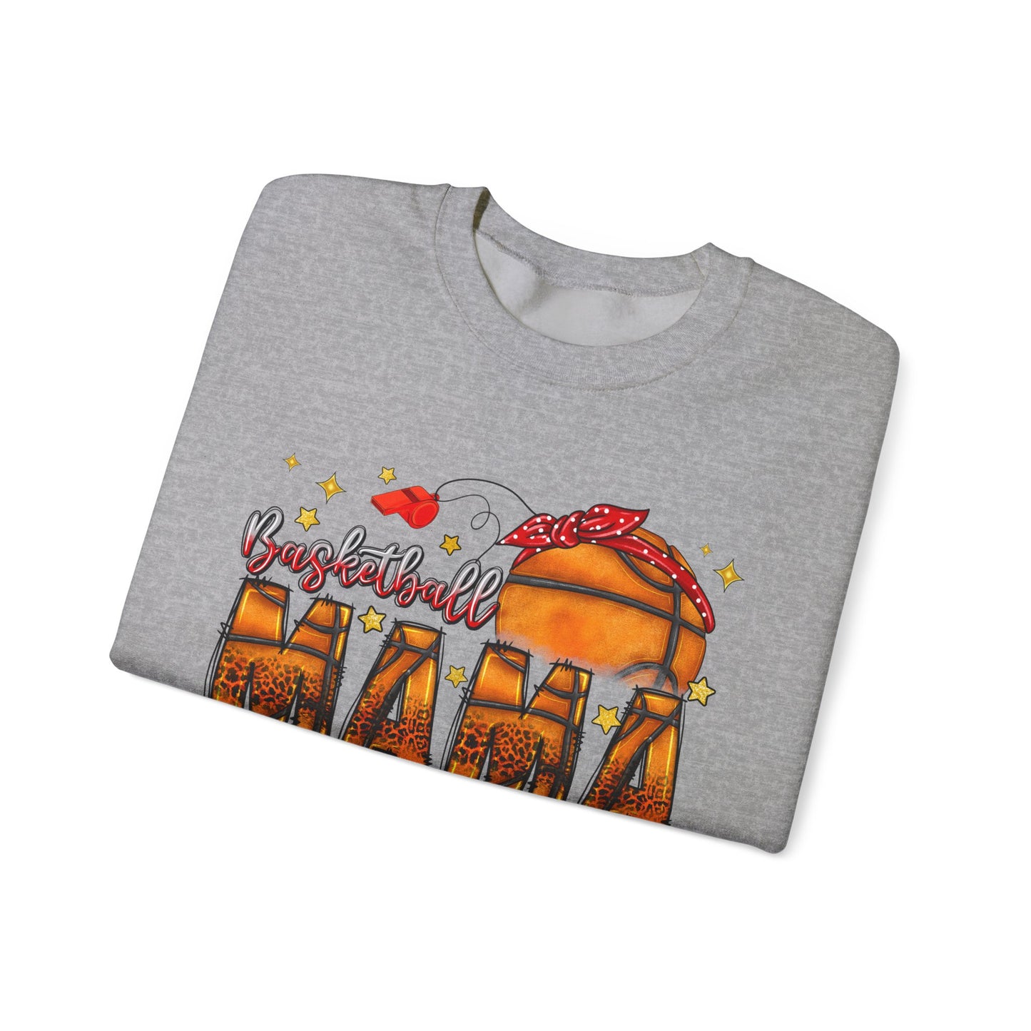 Basketball Mama Sweatshirt — Women's Basketball Mom Crewneck