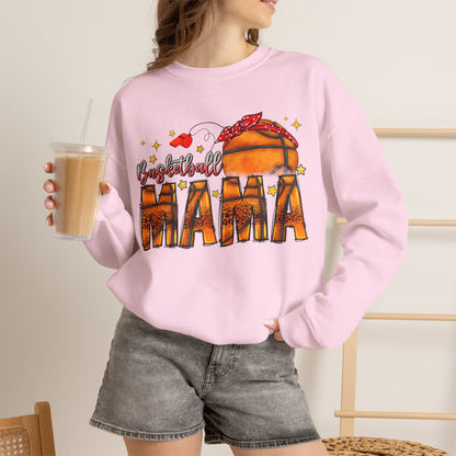 Basketball Mama Sweatshirt — Women's Basketball Mom Crewneck