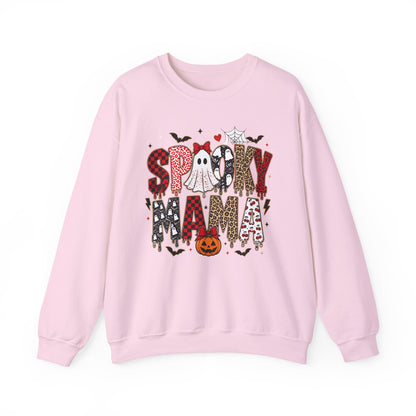 Spooky Mama Sweatshirt — Cute Halloween Ghosts & Pumpkin Graphic