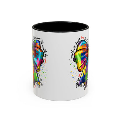 Autism Awareness Puzzle Ribbon Coffee Mug (11/15oz)