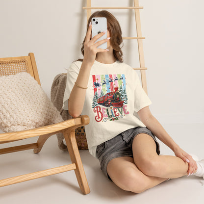 Believe Christmas Train T-Shirt