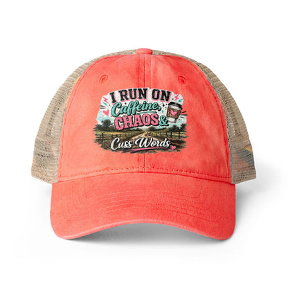 Women's Washed Mesh-Back Cap