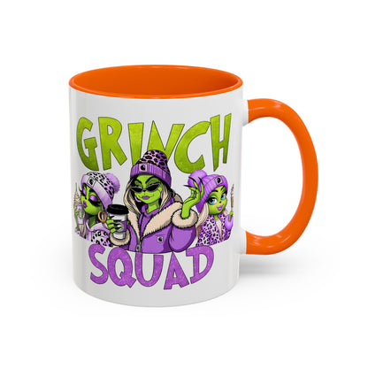 Grinch Squad Coffee Mug — Funny Holiday Green Girl 11/15oz Accent Mug