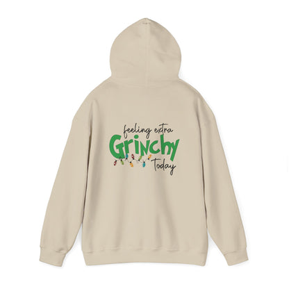 Feeling Extra Grinchy Hoodie — Funny Christmas Holiday Sweatshirt