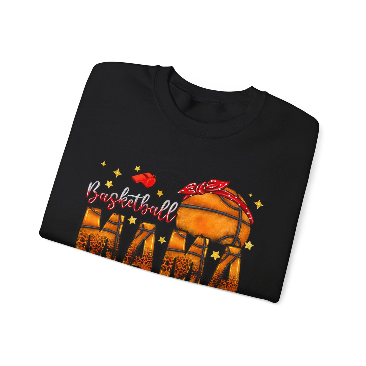 Basketball Mama Sweatshirt — Women's Basketball Mom Crewneck