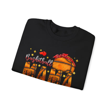 Basketball Mama Sweatshirt — Women's Basketball Mom Crewneck