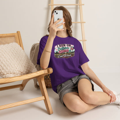 “I Run on Caffeine, Chaos & Cuss Words” Graphic Tee