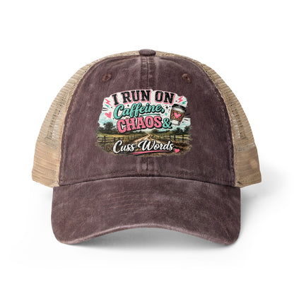Women's Washed Mesh-Back Cap