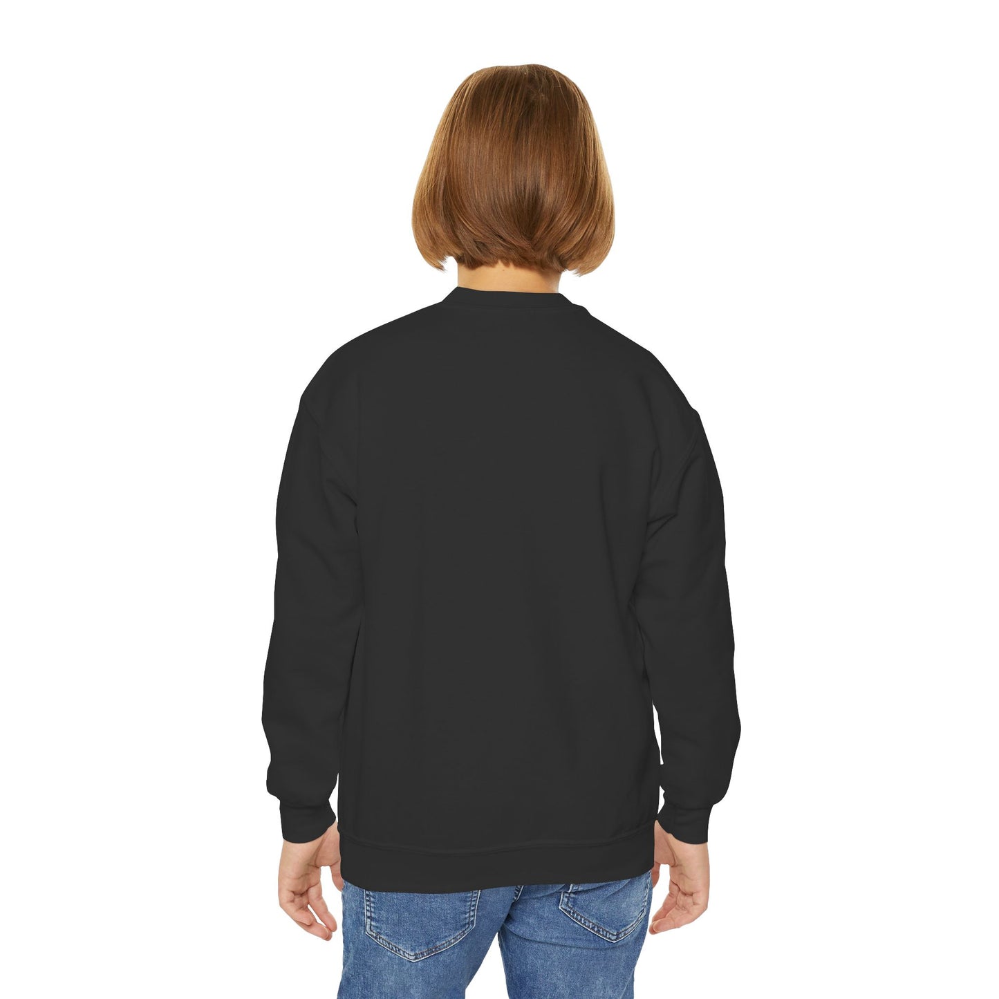 Grinch Squad Youth Crewneck Sweatshirt — Kids Funny Holiday Pullover