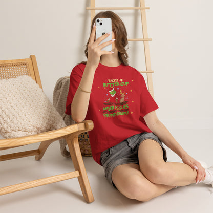 Grinch Christmas Tee — "I Have Anger Issues" Funny Holiday Shirt