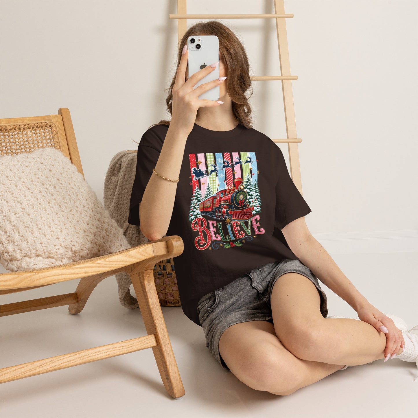 Believe Christmas Train T-Shirt