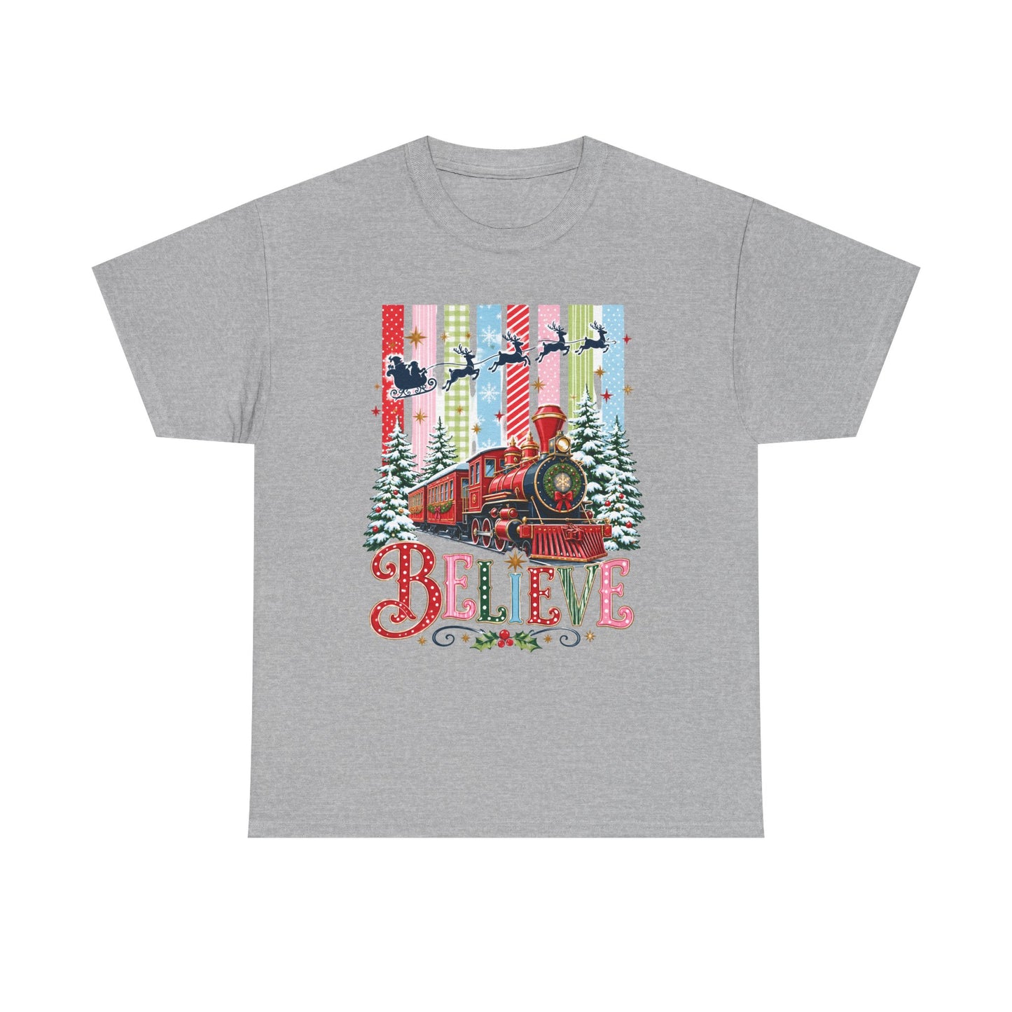 Believe Christmas Train T-Shirt