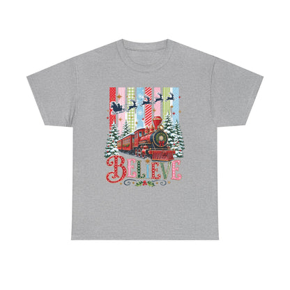 Believe Christmas Train T-Shirt