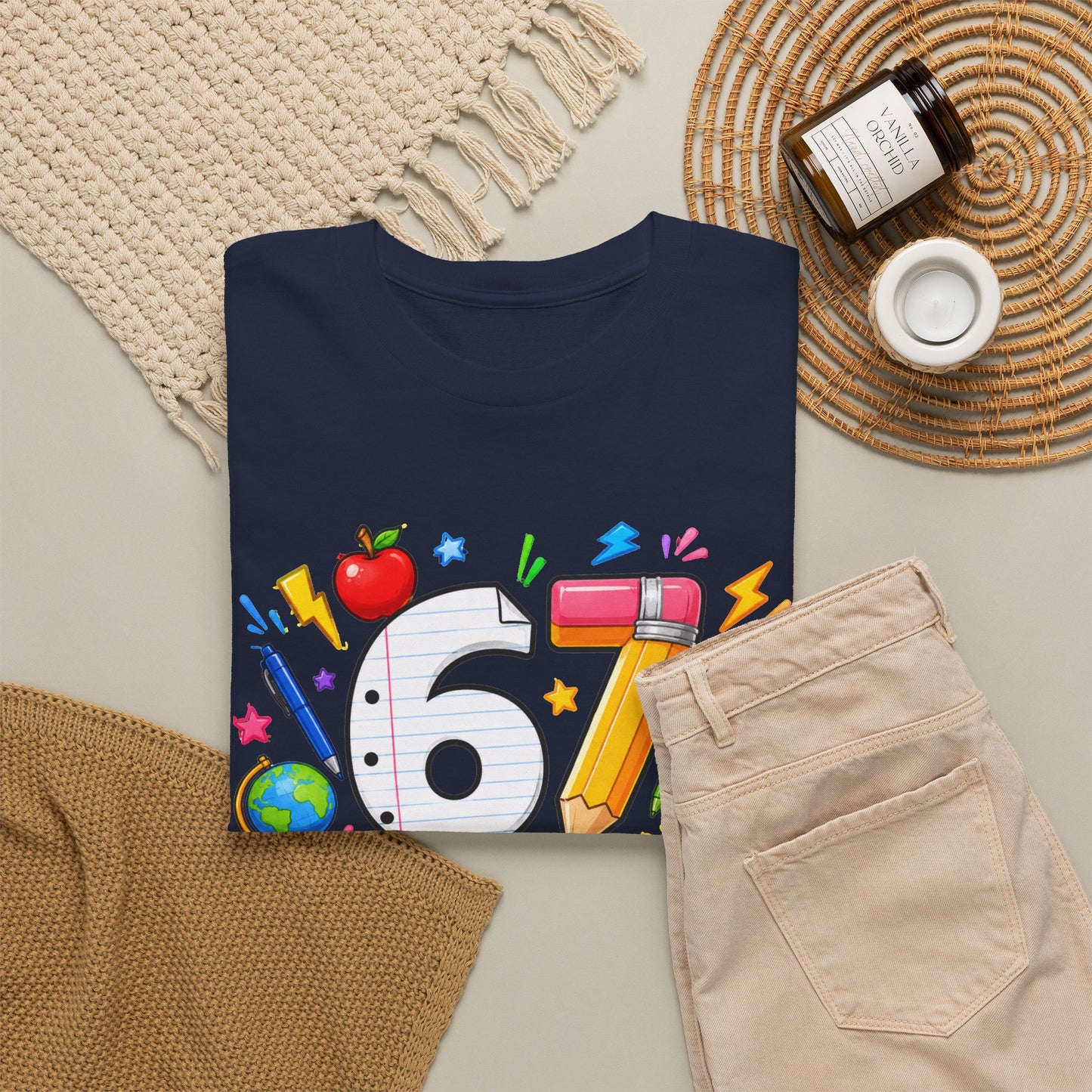 Teacher – "Literally the School Year 2026–2027" Colorful Back-to-School Tee