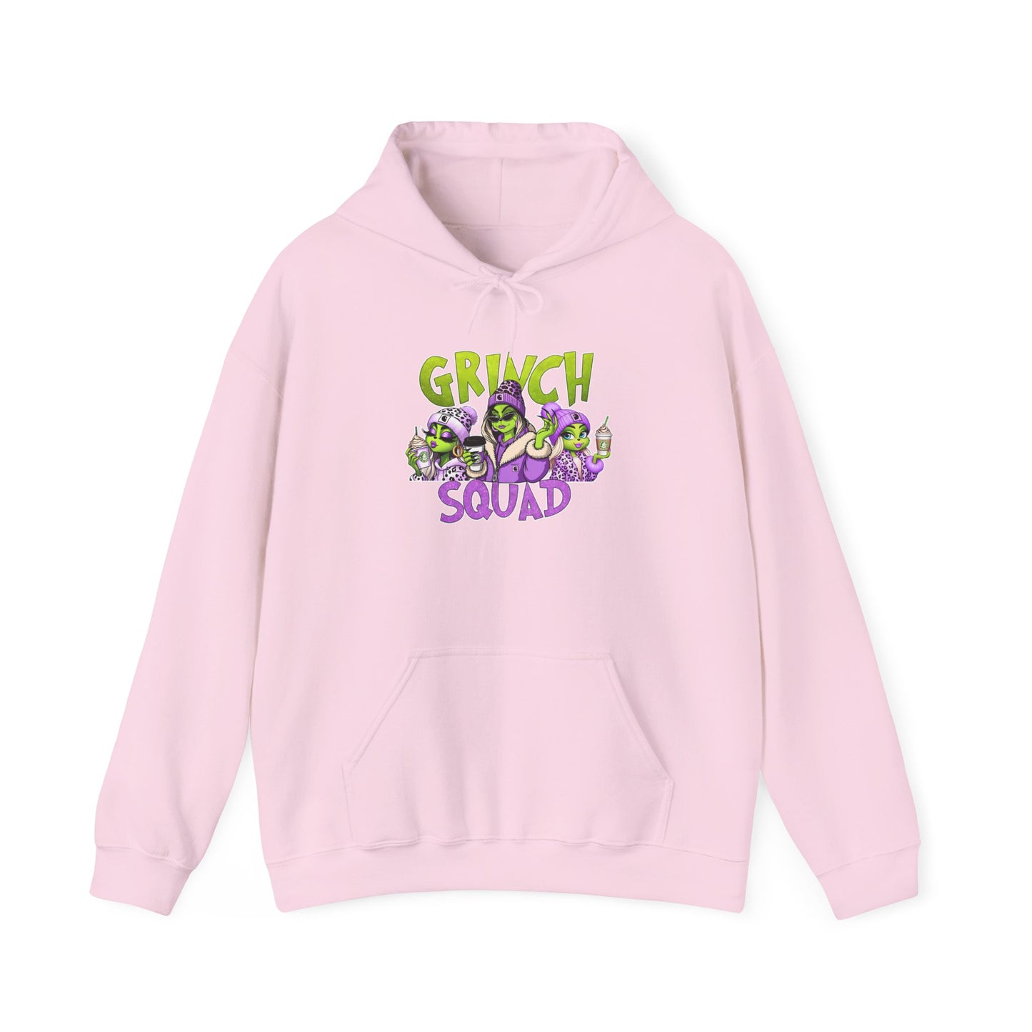 Grinch Squad Hoodie — Funny Holiday Christmas Sweatshirt