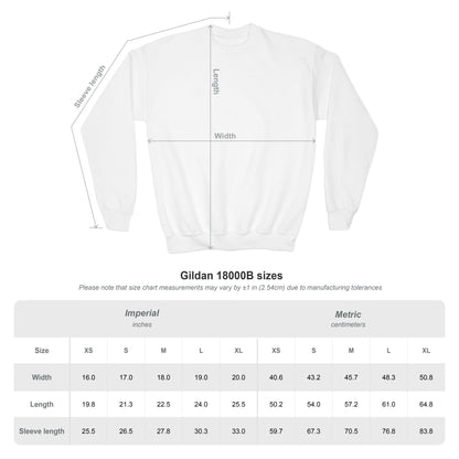 Grinch Squad Youth Crewneck Sweatshirt — Kids Funny Holiday Pullover
