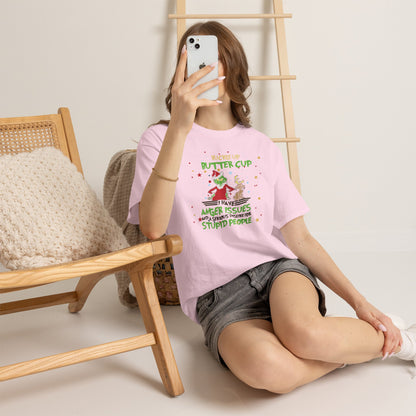 Grinch Christmas Tee — "I Have Anger Issues" Funny Holiday Shirt