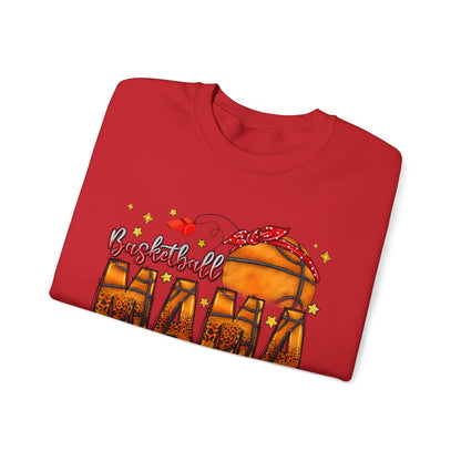 Basketball Mama Sweatshirt — Women's Basketball Mom Crewneck