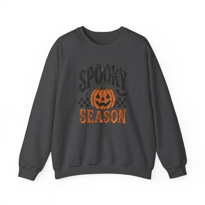 Spooky Season Sweatshirt — Pumpkin Jack-O'-Lantern Halloween Crewneck