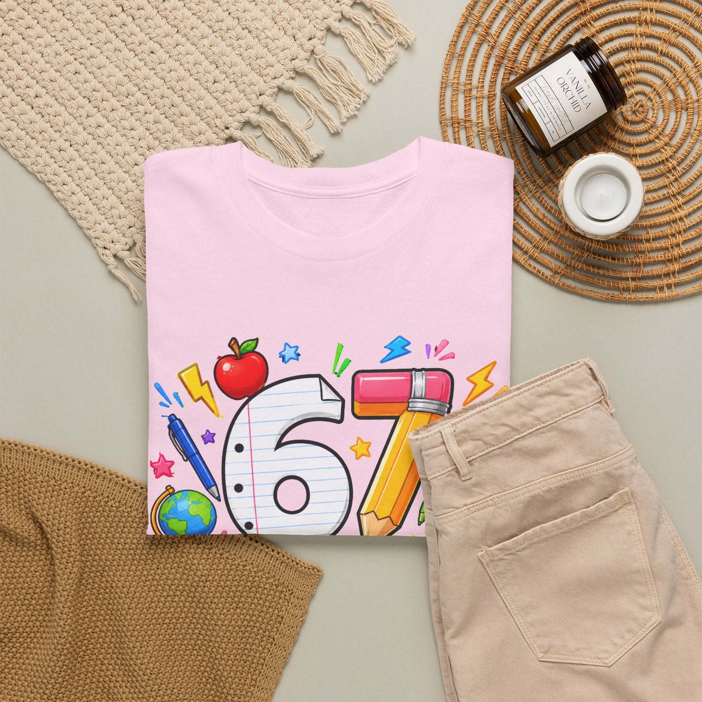 Teacher – "Literally the School Year 2026–2027" Colorful Back-to-School Tee