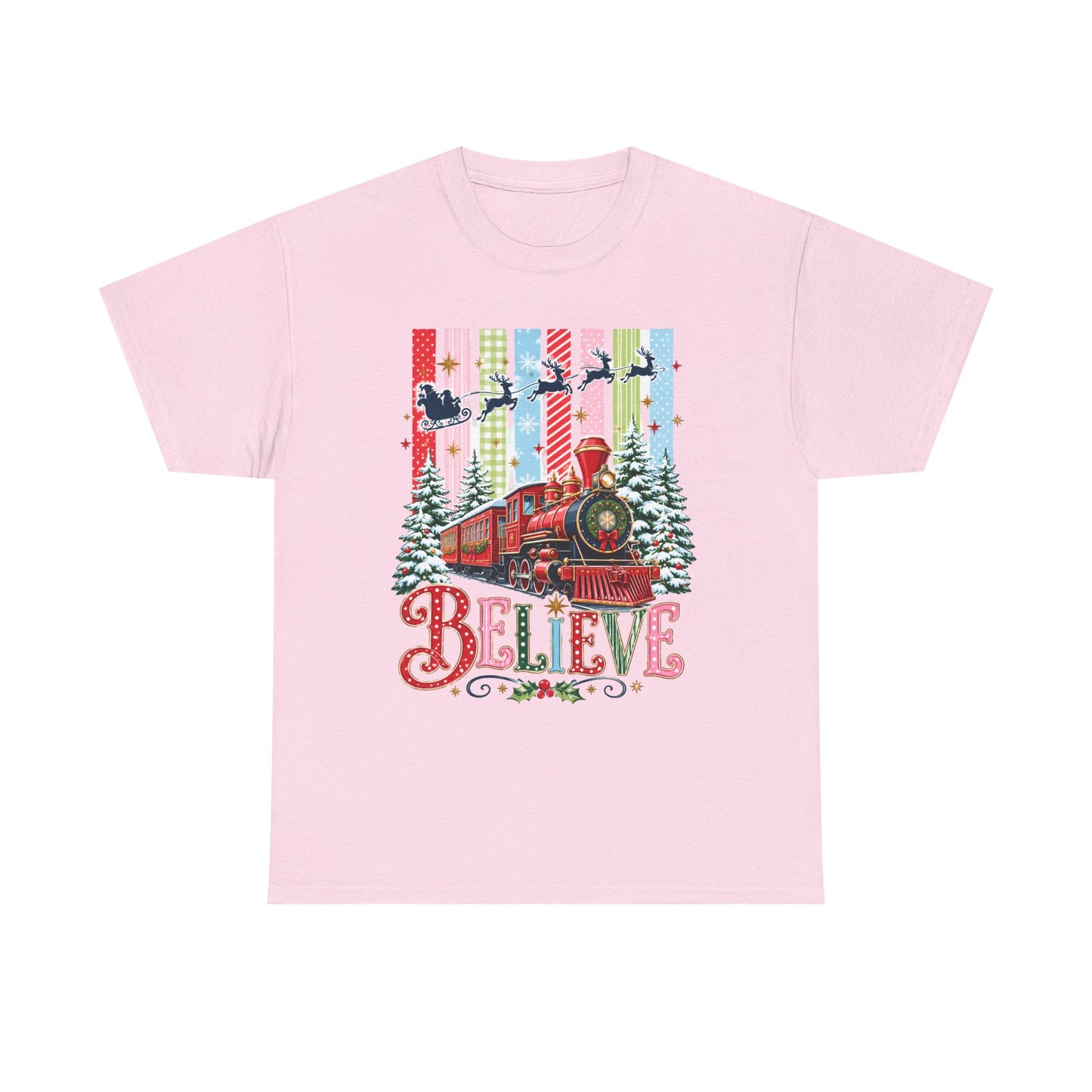 Believe Christmas Train T-Shirt
