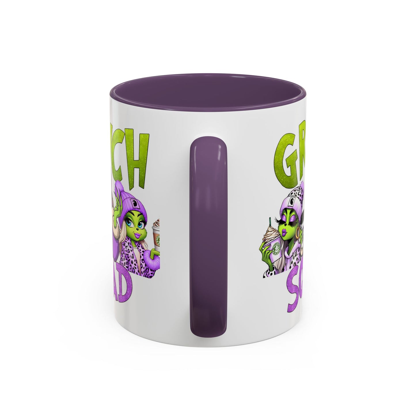 Grinch Squad Coffee Mug — Funny Holiday Green Girl 11/15oz Accent Mug