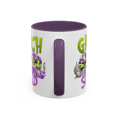 Grinch Squad Coffee Mug — Funny Holiday Green Girl 11/15oz Accent Mug