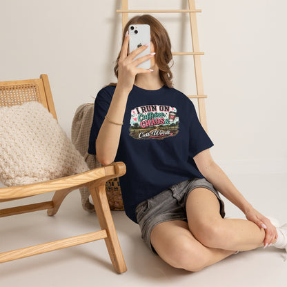 “I Run on Caffeine, Chaos & Cuss Words” Graphic Tee