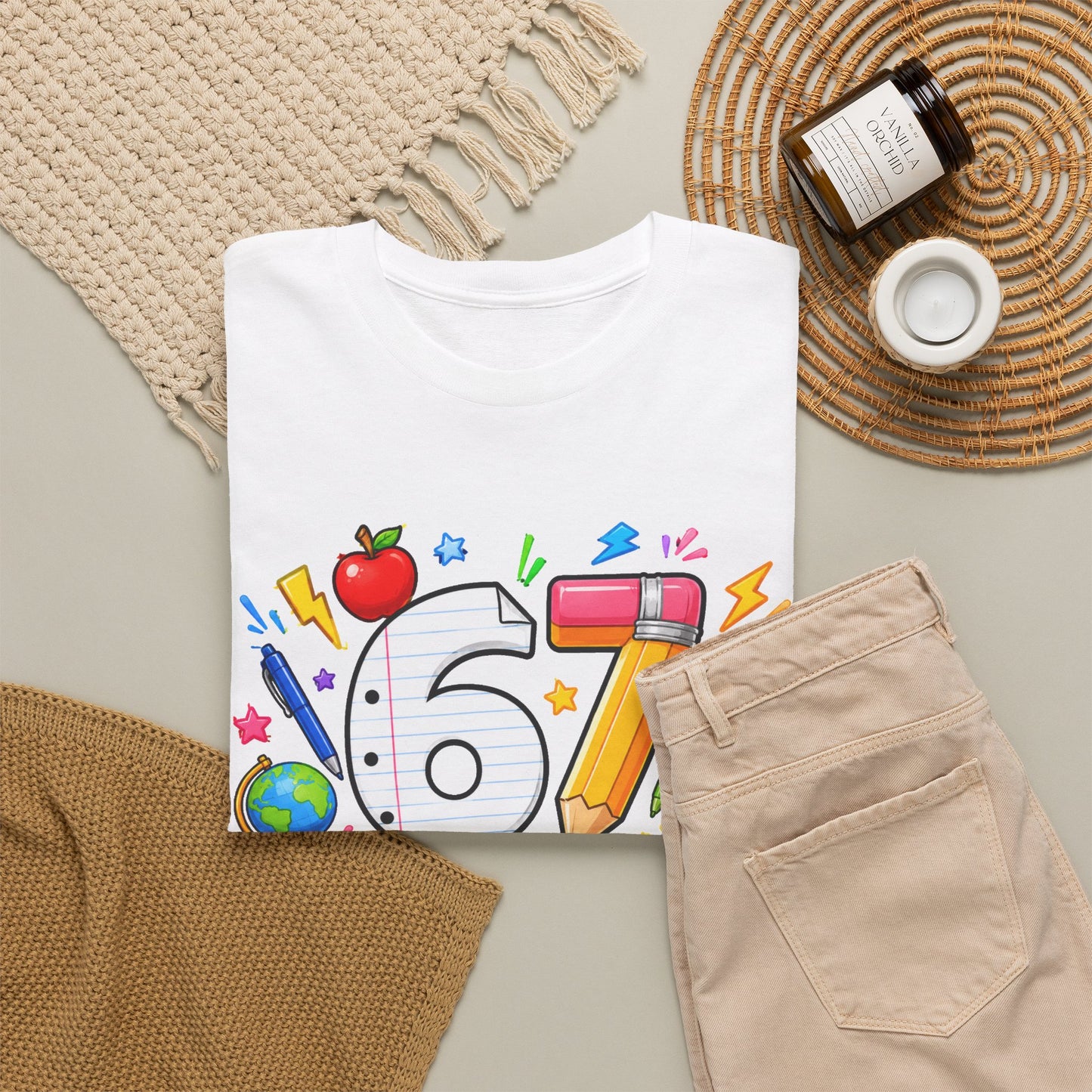 Teacher – "Literally the School Year 2026–2027" Colorful Back-to-School Tee