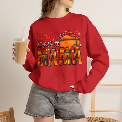 Basketball Mama Sweatshirt — Women's Basketball Mom Crewneck